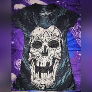 Affliction v-neck shirt